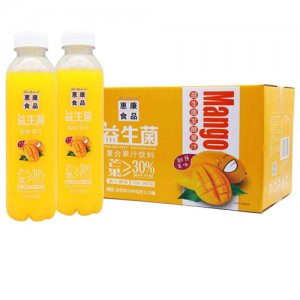 惠康食品益生菌复合芒果果汁饮料500mlx15瓶