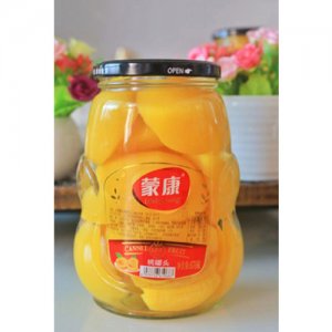 蒙康桃罐头870gX12