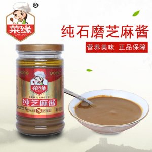 菜缘纯石磨芝麻酱30