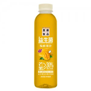 惠康食品芒果汁益生菌复合果汁饮料500ml