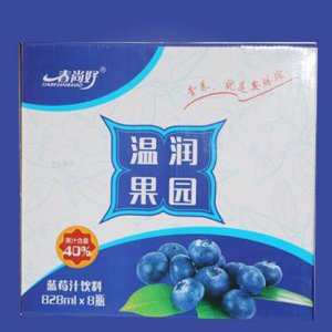 乐品坊温润果园蓝莓汁828mlx8瓶招商