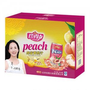 珍得力蜂蜜黄桃汁320ml×8罐