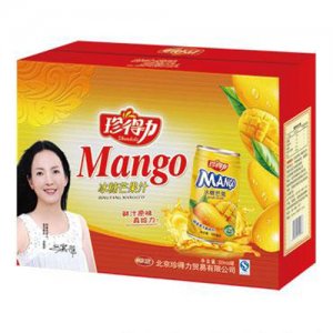 珍得力蜂蜜黄桃汁320ml×8罐箱装