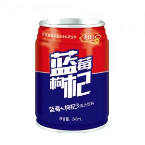 奇福记饮品蓝莓枸杞果汁饮料240ml