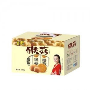 飞吧猴菇饼干酥性饼干126g