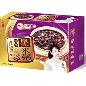 和草堂传统黑米粥箱装320m