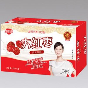 金娇阳大红枣奶味饮料箱装