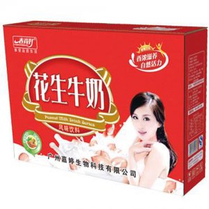 春尚好花生牛奶箱装
