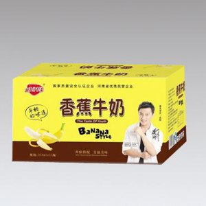 金娇阳香蕉牛奶350ml×15瓶