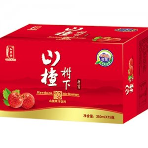 和草堂山楂树下果汁饮料箱装500m