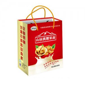 左核右山核桃腰果露饮品手提袋装