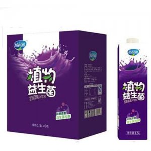 佰邑源植物益生菌发酵蓝莓汁1.5Lx6瓶