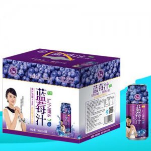 上首汇之果蓝莓汁960mlx6罐