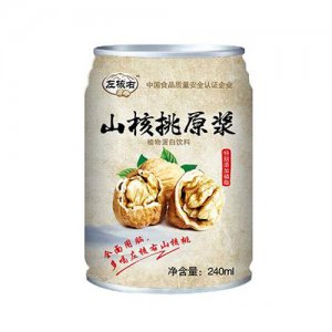 左核右山核桃原浆240ml