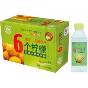 乐品坊6个柠檬350ml×24瓶