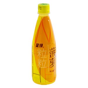 吴铮菠萝果粒饮料