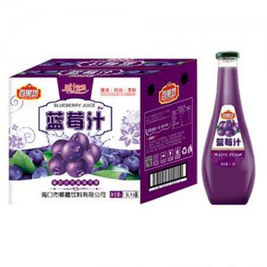 百果坊蓝莓汁1.5Lx6瓶