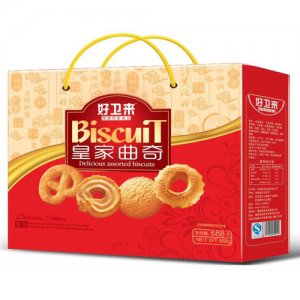 好卫来皇家曲奇饼干年货饼干糕点礼盒