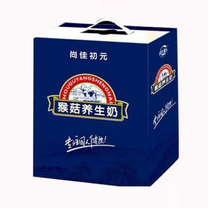 尚佳初元饮品猴菇（深蓝色）手提袋装
