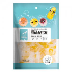 可可隆爆浆果味软糖陈皮味95g