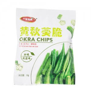 千家素果黄秋葵脆淡盐味50g