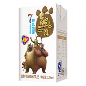 熊出没小砖乳酸菌125ml