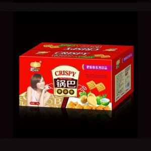 吧啦啦休闲零食锅巴1.8kg（红）