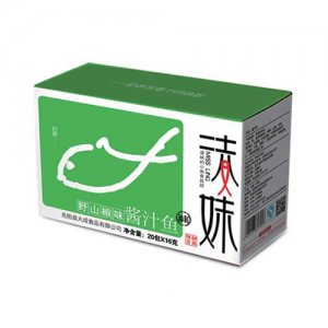 凌妹休闲食品野山椒味酱汁鱼16g×20包