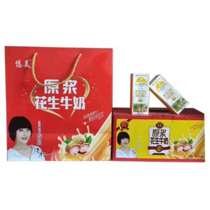 悠美原浆花生牛奶复合蛋白饮品双提礼盒装