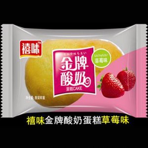 龙海禧味酸奶蛋糕草莓味