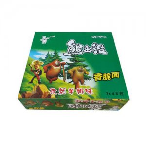 白豫熊出没香脆面1×48包（孜然羊排味）