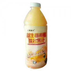 三稞菓仔益生菌黄桃复合果汁饮料1.25L