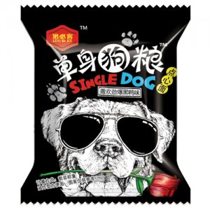 洛必客单身狗粮点心面撒欢劲爆黑鸭味