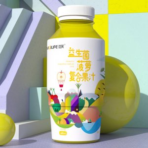 MalLIFE迈芙益生菌菠萝复合果汁饮料480ml