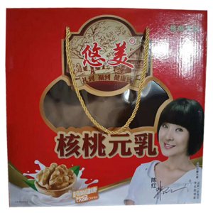 悠美核桃元乳复合蛋白饮料开窗礼盒装