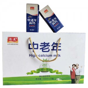悠美中老年高钙复合蛋白饮料礼盒装