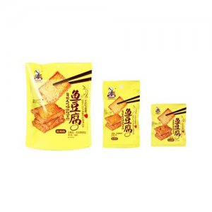 凌妹休闲食品鱼豆腐盐焗味大、中、小袋装