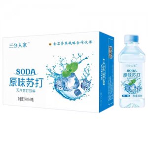 三分天地原味苏打水饮料350mlX2