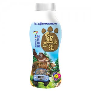 熊出没装乳酸菌200ml瓶