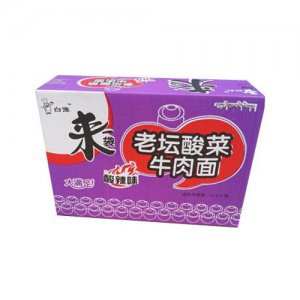 白豫老坛酸菜牛肉面酸辣味