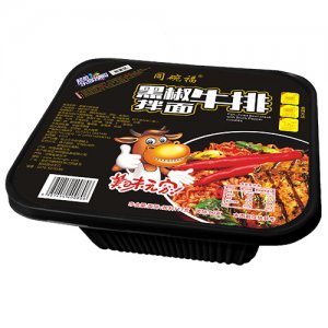 同碗福黑椒牛排拌面117g
