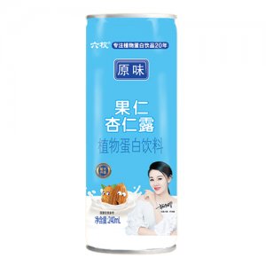 六枚原味果仁杏仁露植物蛋白饮料240ml