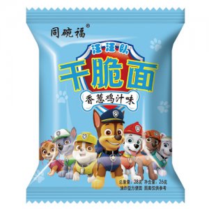 同碗福汪汪队干脆面香葱鸡汁味28g