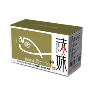 凌妹休闲食品糖醋味酱汁鱼16g×20包