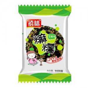 龙海禧味麻薯黑芝麻味饼