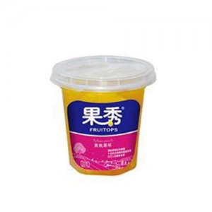 果秀休闲食品黄桃果杯227g