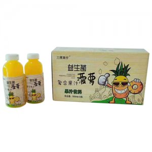 三稞菓仔益生菌菠萝复合果汁饮料500mlx15瓶