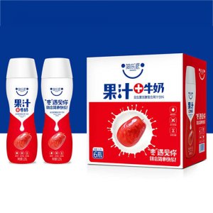 简乐派红枣牛奶复合果汁饮料