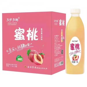 三分天地蜜桃复合果汁饮料1.18L