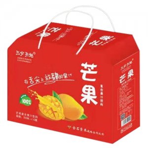 三分天地芒果复合果汁饮料礼盒